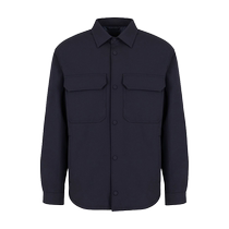 EMPORIO ARMANI Armani 2024 autumn new mens lapel button shirt style cotton jacket
