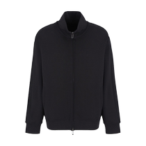 EMPORIO ARMANI Armani 2024 Autumn New Mens Cotton Stand Collar Sweatshirt Jacket