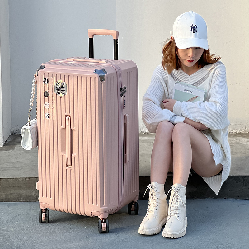 Luggage Suitcase Ins Internet Celebrity New Model for Women 28inch Large Capacity Universal Wheel Thickened Password Lock Trolley Suitcase for Male Students