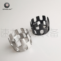 Soft bomb stainless steel flamethrower drag core switching ring Jinming 9 generation rear To M4 straight insert retrofit fitting thread drag core