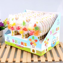 Olive tree colorful pinwheel gummies 30 pieces gel juice candy childrens casual snack toys fruit flavor