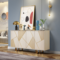 Italian entrance hall cabinet modern simple villa door light luxury style decoration locker master bedroom Nordic storage cabinet