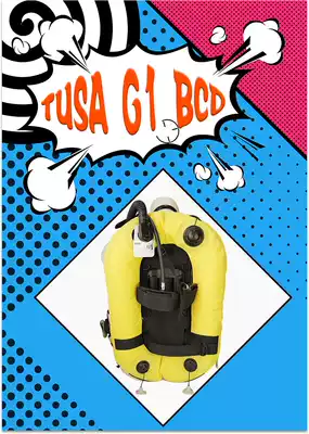 TUSA0202 Japan buoyancy diving jacket women's design color airbag back flying spot nationwide