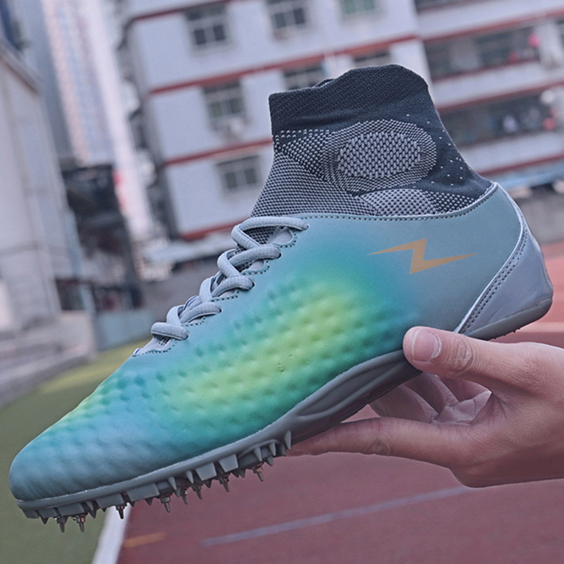 Mandarin Duck Nail Shoes Track & Field Short Run Men And Women Professional Race Nail Shoes Students College Entrance Examination Running Shoes Jump Far Training Shoes