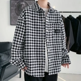 Демисезонное шерстяное пальто, куртка, осеннее, европейский стиль, оверсайз