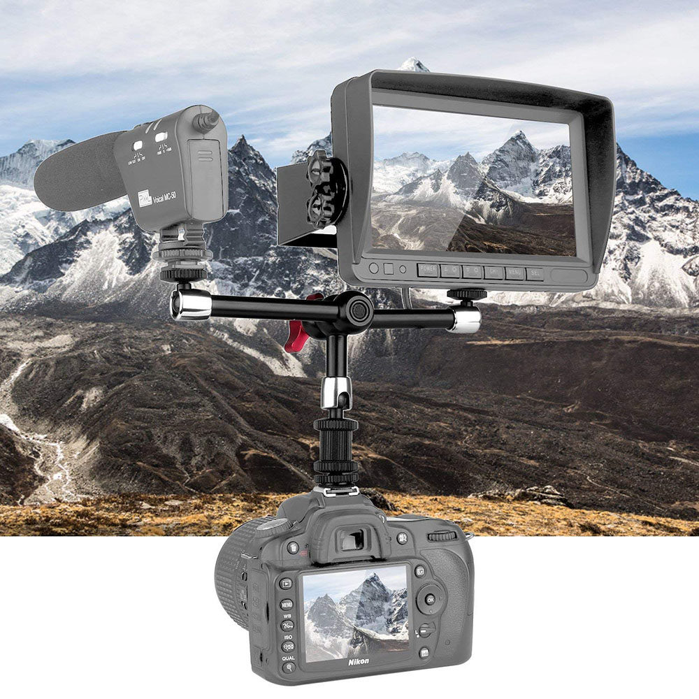 Monitor strange hand 11 inch magic arm monocular universal bracket three-stage three-section magic hand bracket strange hand