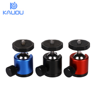 Miniature camera ball type small gimbal Metal color universal mini gimbal projector Q29 Tripod accessories 1 4