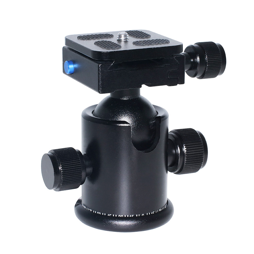 DSLR camera universal ball gimbal Professional tripod gimbal quick board KS-0 metal ball damping gimbal