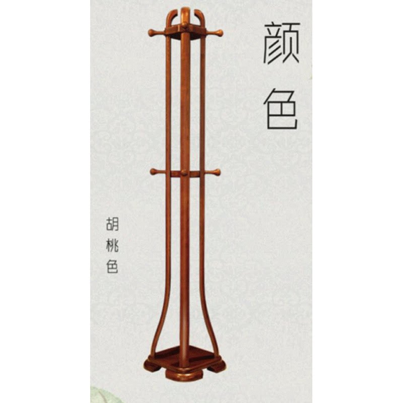 Solid wood clothes hanger