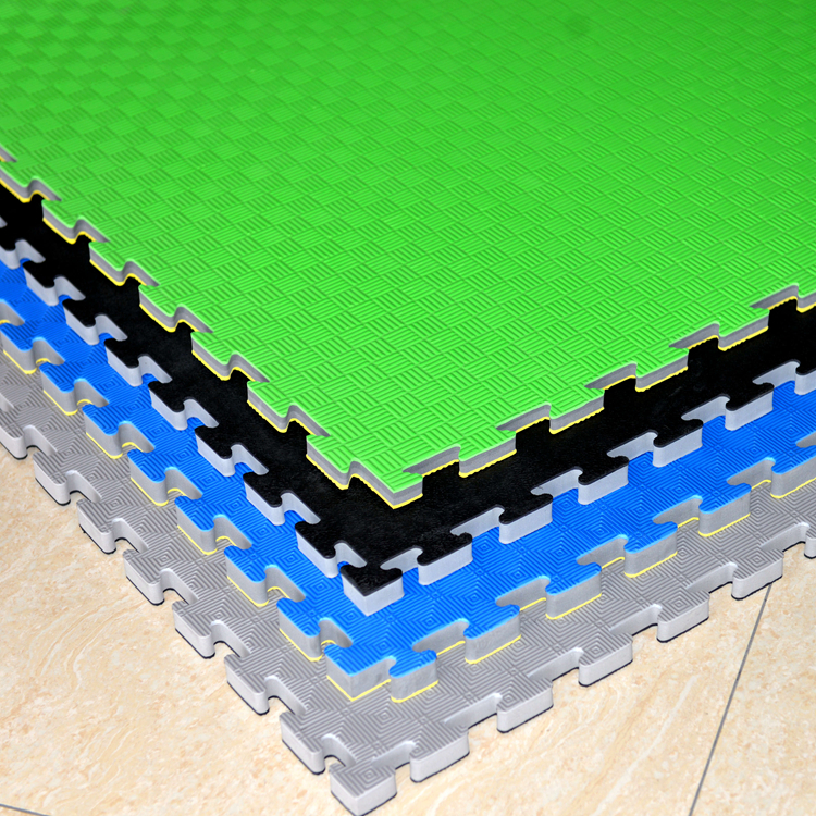 Manufacturer Direct Wushu Martial Arts Percussion Tai Fist Fighting Foam Splicing Mat High-quality Wood Grain Taekwondo Road Mat