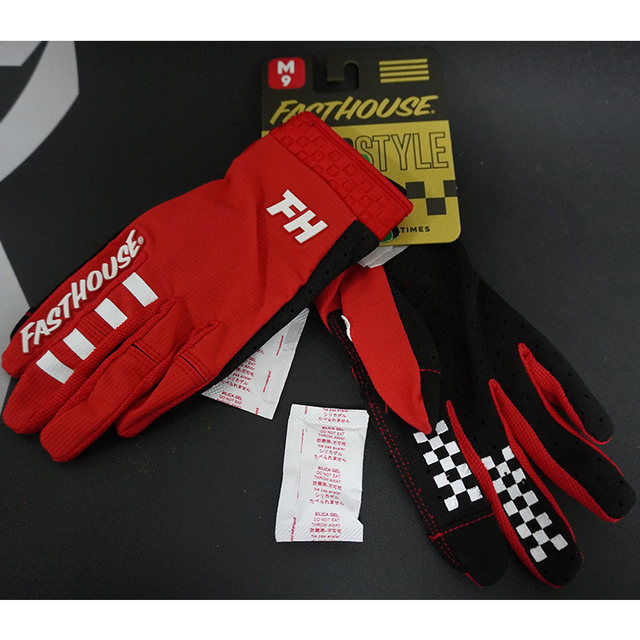 American Fasthouse Off-Road Motorcycle Gloves, Anti-Fall Downhill Mountain Bike Riding Protective Gloves, Touch Screen Compatible