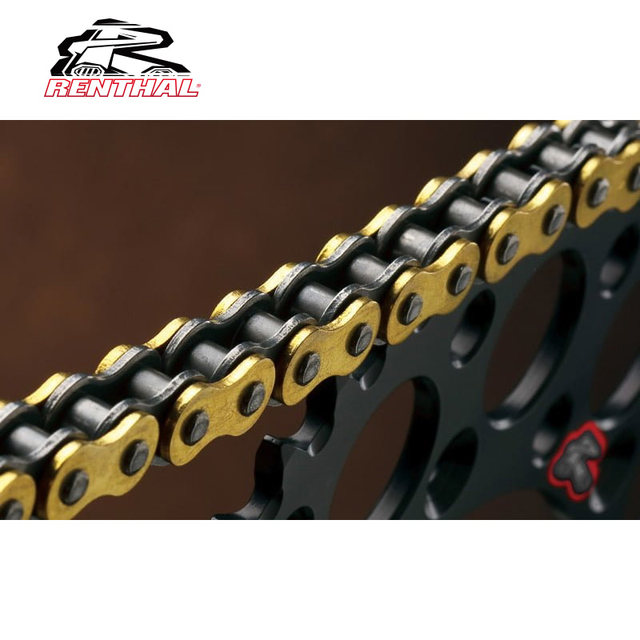 British Hiphal Off-Road Motorcycle Chain Racing Transmission Competitive Chain 520 Imported Field Forest Track Lightweight