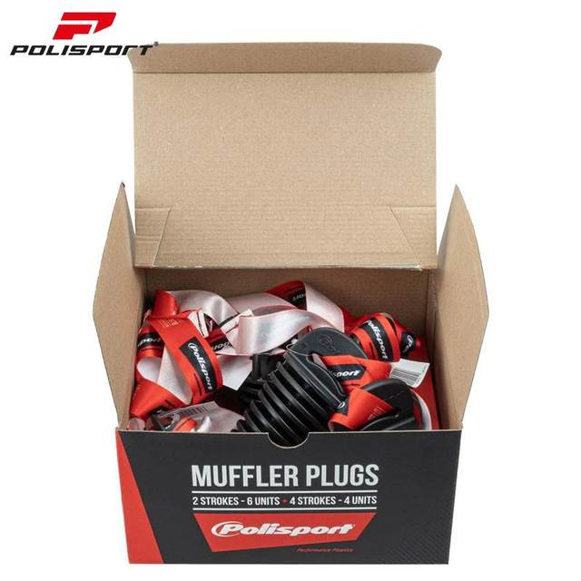 Portuguese Polisport Off-Road Motorcycle 2-Stroke Exhaust Pipe Silencer Plug Exhaust Silencer Plug