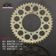 Britishrenthal Motorcycle Rear Crankset Lightweight Aluminum Alloy Track Competitive Crankset Rear Sprocket 7075 Wear-Resistant