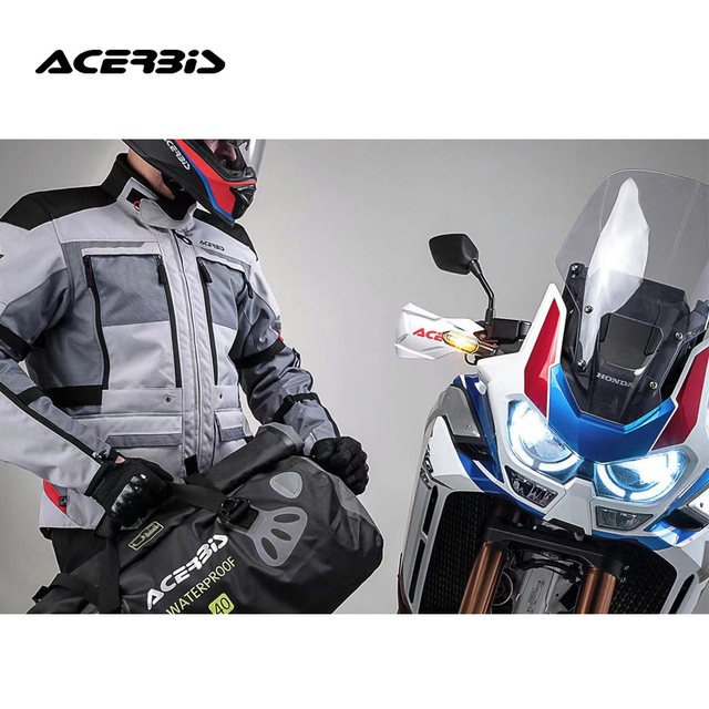Italian Acerbis Motorcycle Rear Bag Waterproof Rider Touring Gear Riding Rear Seat Bag Luggage Pannier