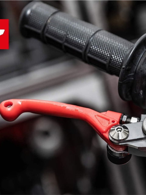 Portugalpolisport Off-Road Motorcycle Anti-Fall Clutch Brake Handle Foldableable Bendable Set