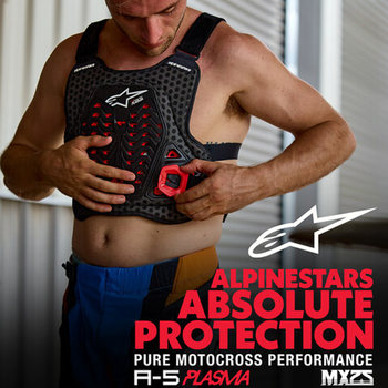 Italian A-Star Alpinestars Off-Road Motorcycle Protective Armor A1A4 Anti-Fall Protective Back and Chest Riding Equipment