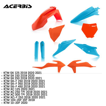 Italian Imported Acerbis Off-Road Motorcycle Body Panels, Exterior Plastic Parts, Full Body Panels, and Fairings