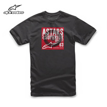 Alpinestars a star T-shirt short sleeve cotton riding sports T-shirt off-road motorcycle short sleeve racing T-shirt