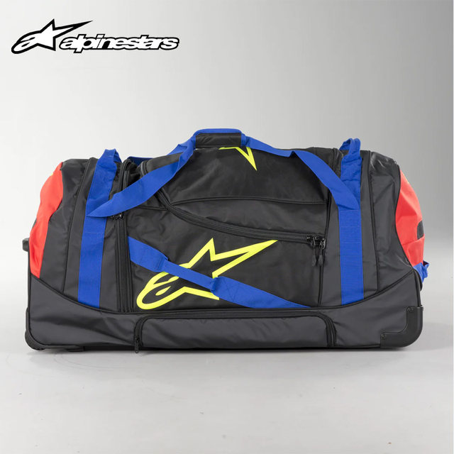 Italian A-Star Alpinestars Motorcycle Equipment Bag, Off-Road Protective Gear Bag, Ski Downhill Mx Multi-Handlebar Case