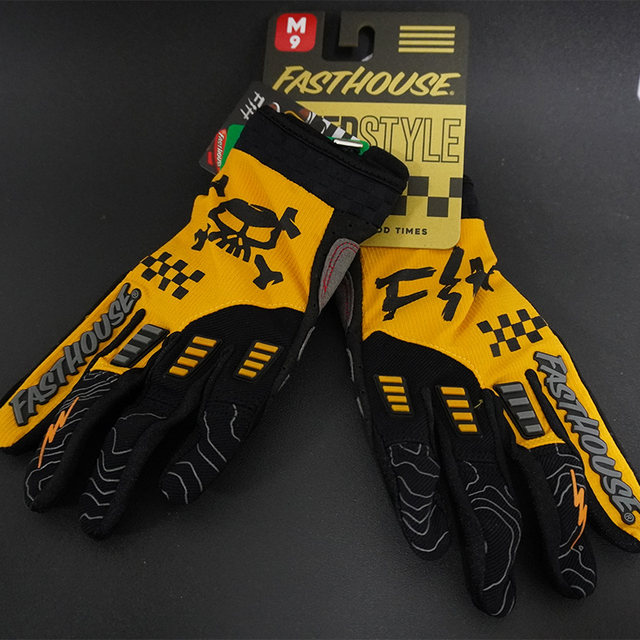 American Fasthouse Off-Road Motorcycle Gloves, Anti-Fall Downhill Mountain Bike Riding Protective Gloves, Touch Screen Compatible