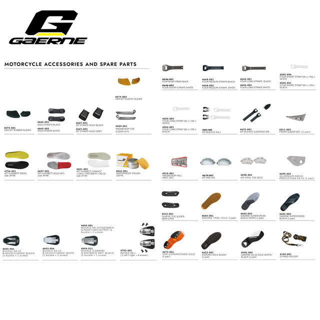 Italian Gaerne Boot Accessories Off-Road Racing Shoe Repair Parts Off-Road Boot Shoe Lace Base