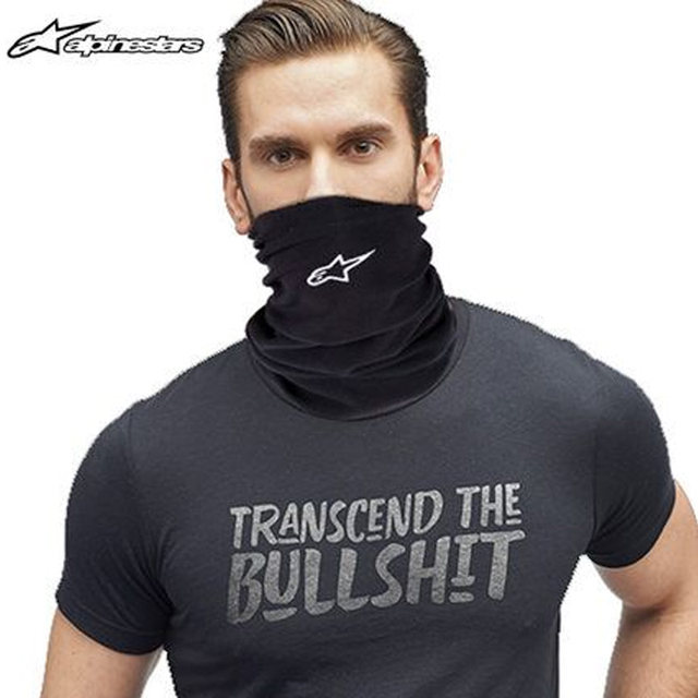 Italian A-Star Alpinestars Motorcycle Riding Neck Warmer Fleece Embroidered Warm Autumn and Winter Windproof Neck Scarf
