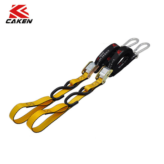 Caken Off-Road Motorcycle Binding Strap Tensioner Fastening Strap Tightening Strap Bundler Flatbed Trailer Tightening Rope