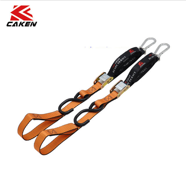 Caken Off-Road Motorcycle Binding Strap Tensioner Fastening Strap Tightening Strap Bundler Flatbed Trailer Tightening Rope