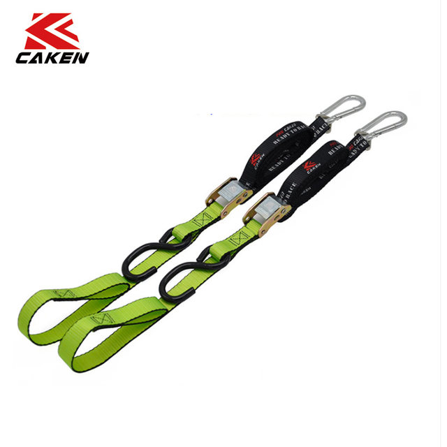 Caken Off-Road Motorcycle Binding Strap Tensioner Fastening Strap Tightening Strap Bundler Flatbed Trailer Tightening Rope