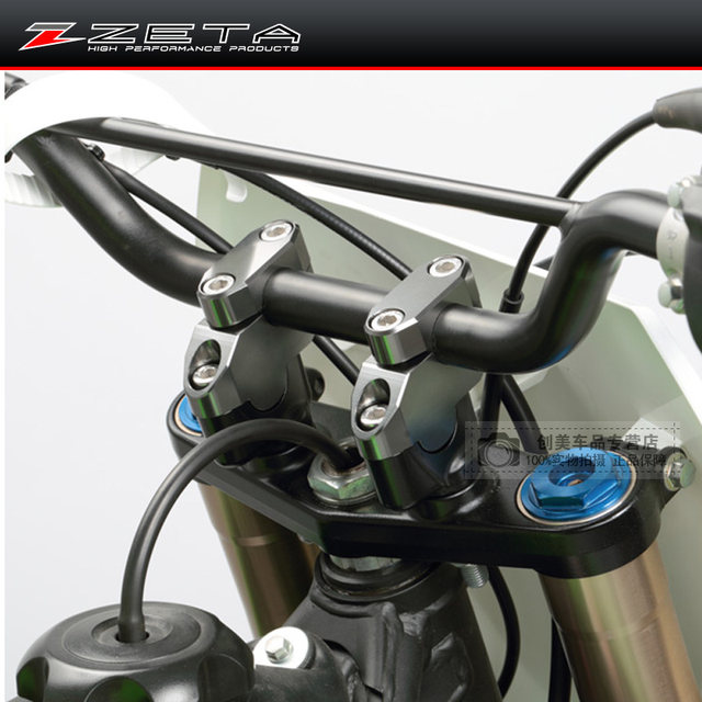 Japanese Zeta Off-Road Motorcycle Handlebar Riser Modification Kit for Non-Reducing Handlebars, Used to Raise and Move the Handlebars Forward