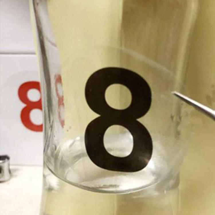 [USD 5.40] Waterproof digital sticker number with round and transparent ...