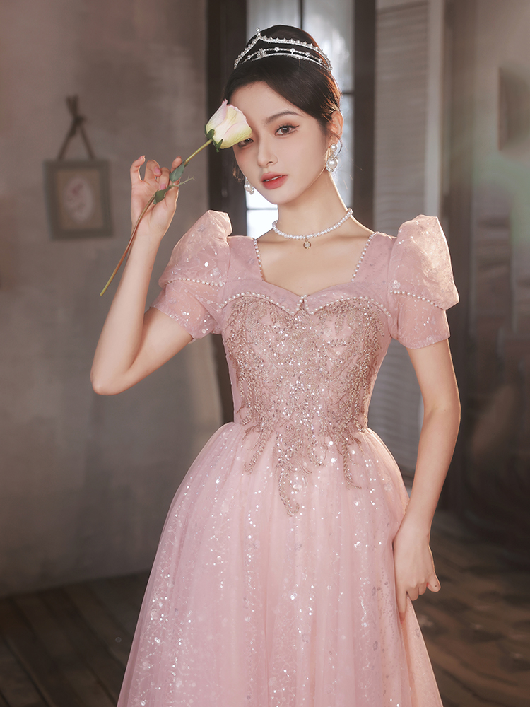 Fuchsia advanced elite evening dress for princess, high-quality style Fuchsia advanced elite evening dress for princess, high-quality style