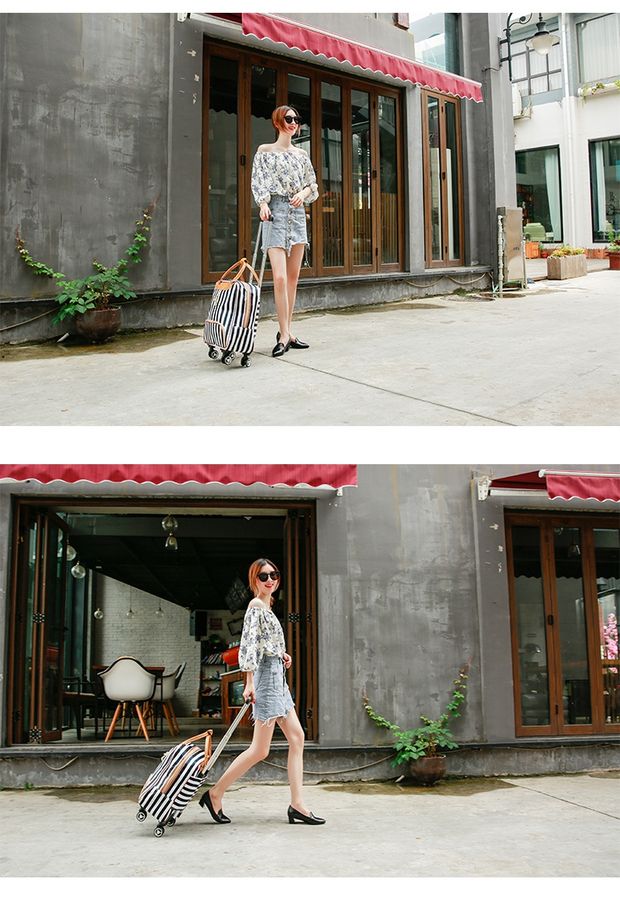 Túi du lịch mini duffel túi vali công suất lớn xe đẩy cho nam và nữ có thể lên một chuyến đi ngắn kinh doanh ánh sáng - Túi du lịch túi du lịch loại lớn