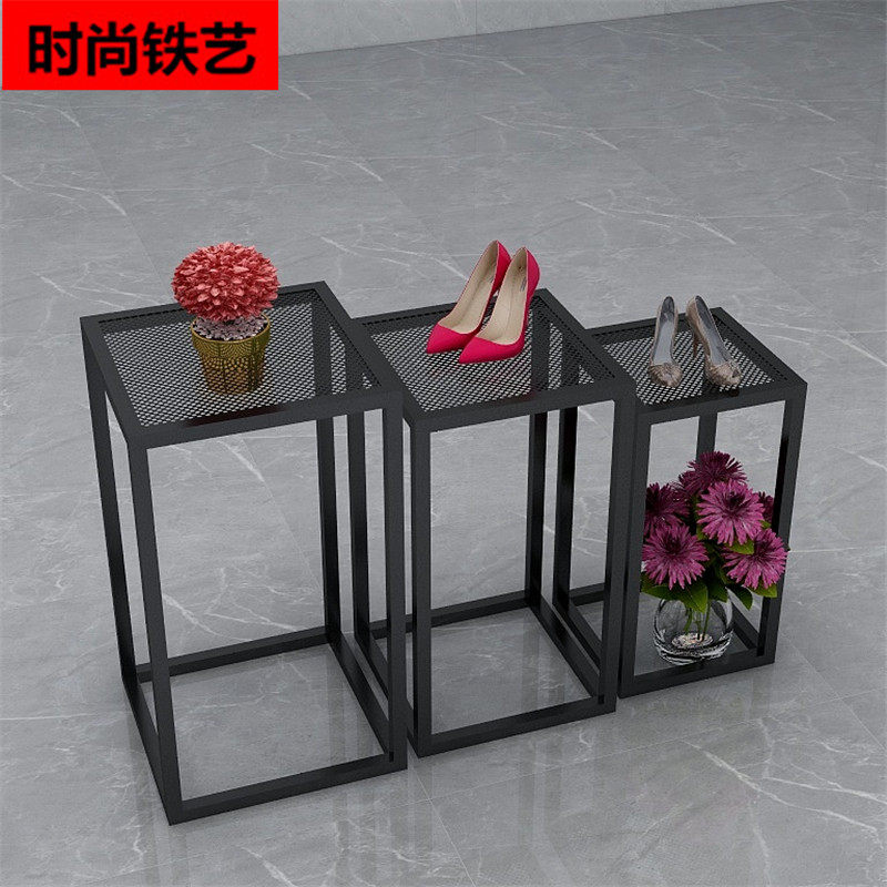 Shoe shelf display stand floor-standing shoe store shoe rack Nakajima flowing water table display stand clothing shop bag display stand