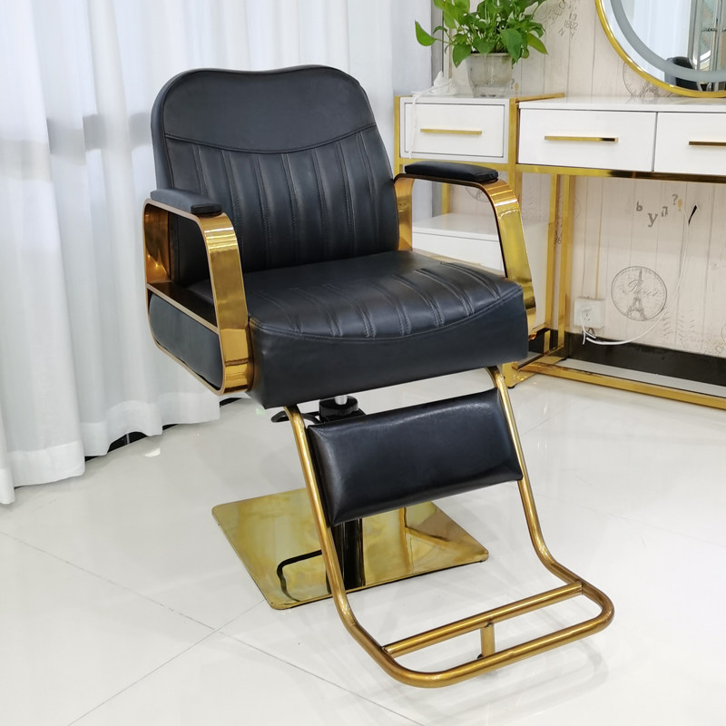 Hair salon physiotherapy chair net celebrity hairdressing shop perming hairdressing chair hair salon special can be put down shaving hair cutting chair