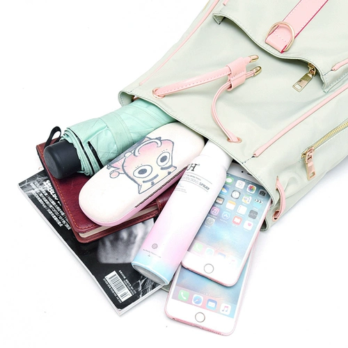 Рюкзак, сумка через плечо, нейлоновая летняя свежая универсальная трендовая барсетка, коллекция 2023, ткань оксфорд, на шнурках