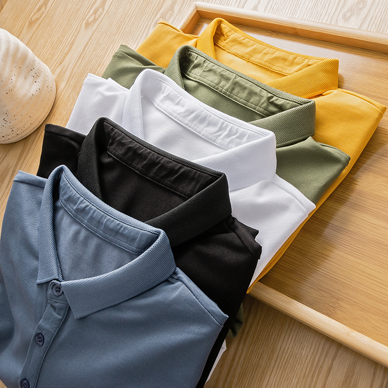 Bottom-hunting clearance ~ Tail material list 22 summer new men's fashion T business casual trendy simple POLO shirt men's trend