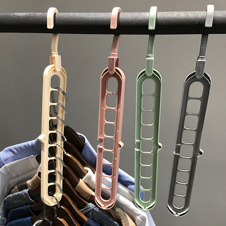 Good things Home Bi-prepared Provincial space hanging clothes SHEN instrumental 100 mumbling sound magic hanging clothes hanger