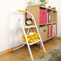 Japan-style folding ladder stool free of mounting folding stool kitchen stool Children small stool folding home ladder high stool