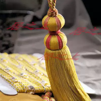 Daisy American French European Curtain Spike Model Room High-grade Villa High-quality Decorative Strap Branch