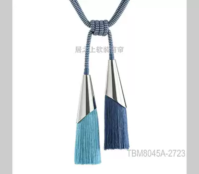 Modern curtain strap hanging spike Villa model room