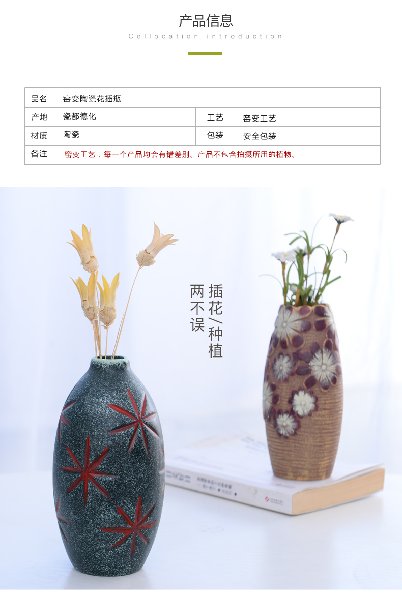 I and contracted sitting room creative aquatic the plants dried flowers flower arrangement furnishing articles hydroponic flower porcelain home decoration