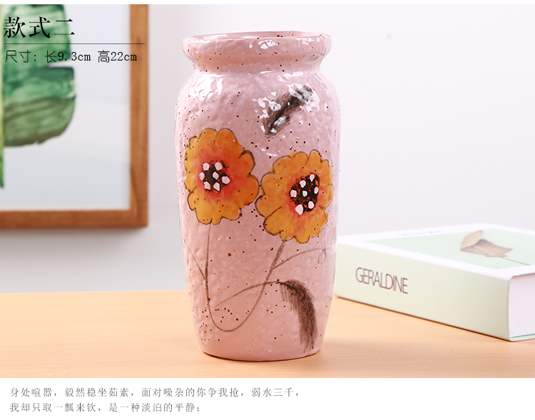 Paragraphs high fleshy old running the mage, plant high ceramic flower POTS and colorful biscuit firing coarse pottery hand - made ceramic green plant POTS