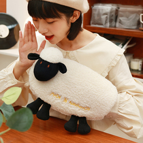 Reference hot water bag charging warm baby plush cute Korean removable warm water bag hot treasure 2021 female