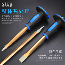 Upper carpenter Alloy steel chisel Masonry chisel flat chisel Iron flat chisel tip chisel flat steel chisel Front steel chisel Fitter chisel