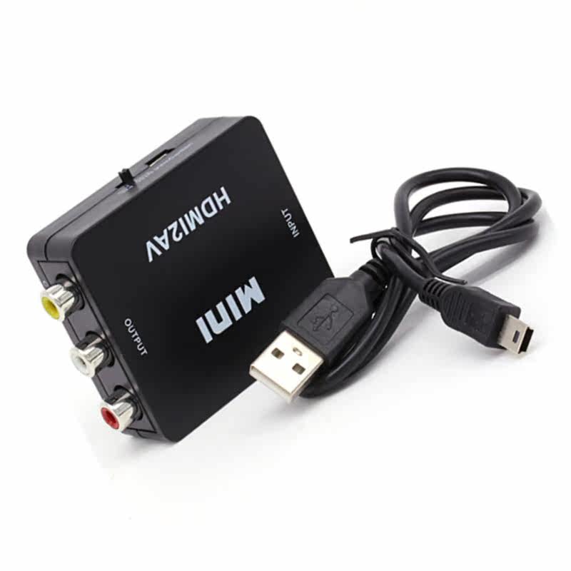 HDMI to AV HDMI to RCA Video Audio Converter For HD TV Box P