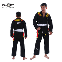 FLUORY fire base Brazilian jujitsu suit BJJ GI adult children male and female professional competition training judo suit