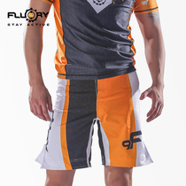 FLUORY fire base MMA shorts men and women professional custom UFC Integrated Fighting shorts freelance suit