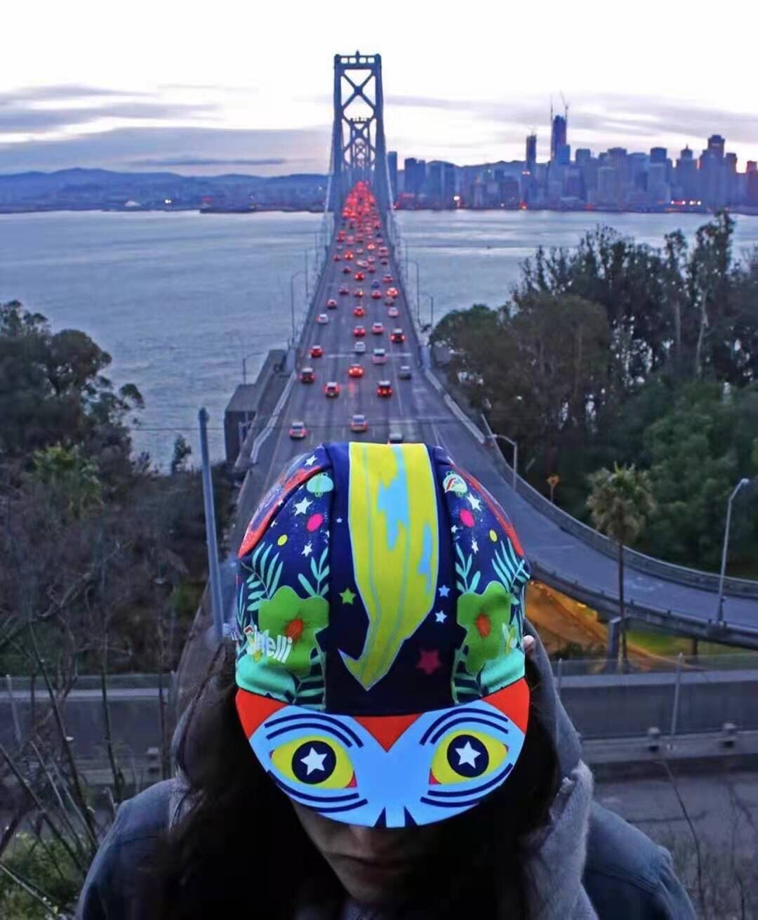 Italian native CINELLI small cap outdoor sports riding small cap cloth cap gloves riding socks